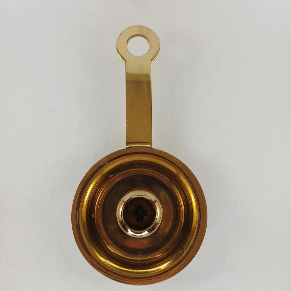 Vintage Baldwin Brass Skillet Chamberstick Candlestick‎ 8